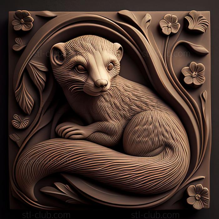 3D model st ferret (STL)